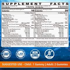 LILICARE gummies kids serving pack may support cognitive development and growth