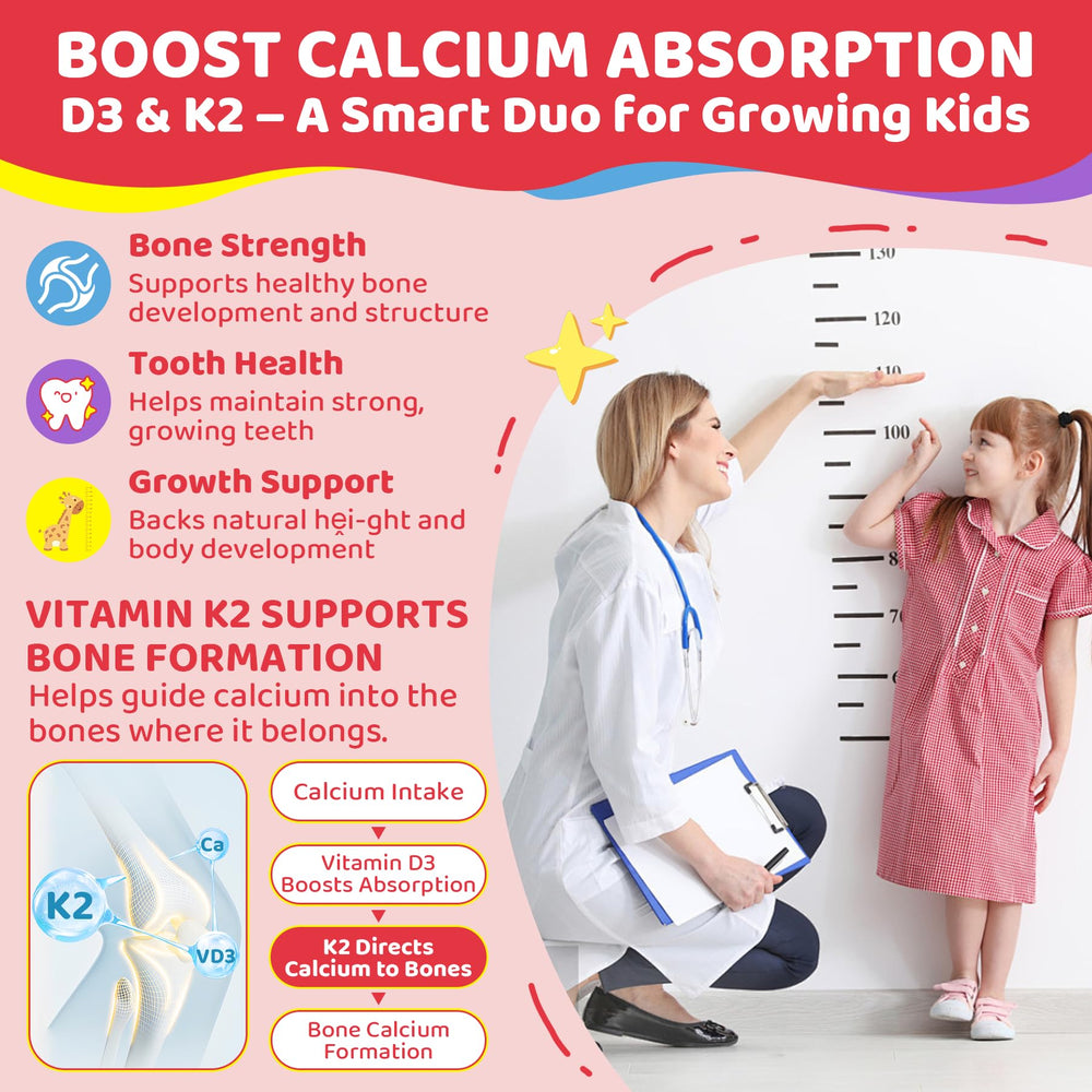 LILICARE D3K2 natural strawberry flavor supports daily use