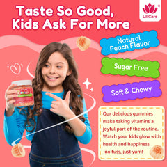 Bottle designed for kids ages 4 to 12 for daily nutrition.