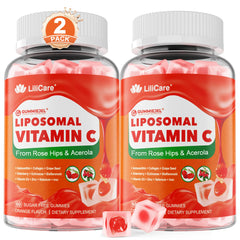 LILICARE liposomal vitamin C gummies in bottle for daily immune wellness