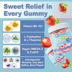 LILICARE vegan omega-3 gummies bottle signals plant-based mood support.