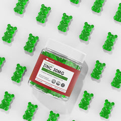 LILICARE Zinc Gummies label highlights elderberry and vitamins