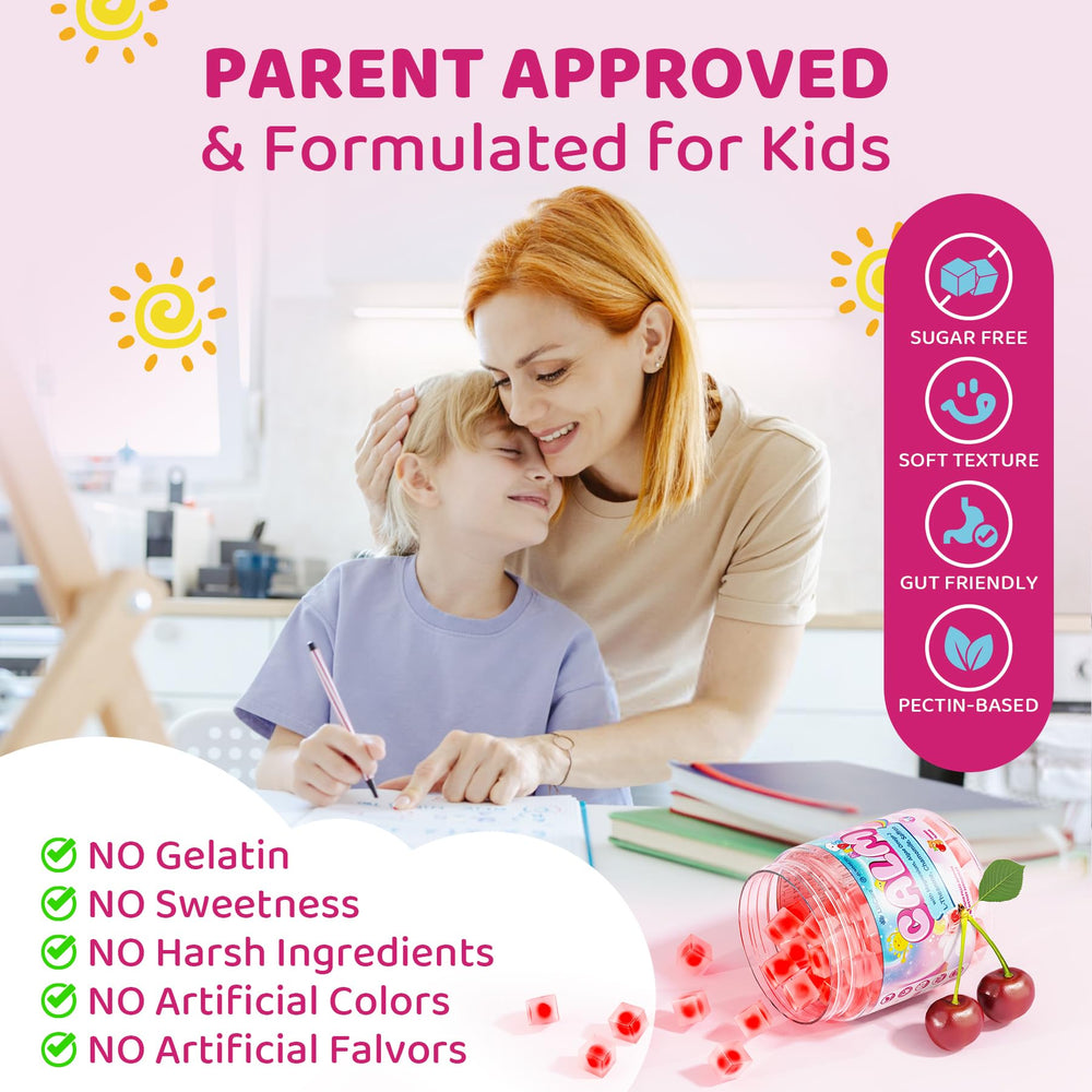LILICARE Kids Calm gummies arranged for easy daily routine