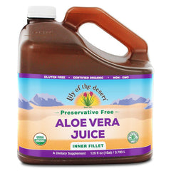 Lily of the Desert Aloe Vera Juice bottle front for gut wellness