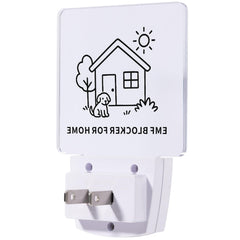 Liovsiso EMF Blocker beside bed for calmer sleep