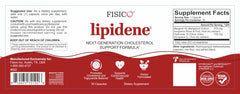 Lipidene product label featuring stimulant-free, allergen-free formula