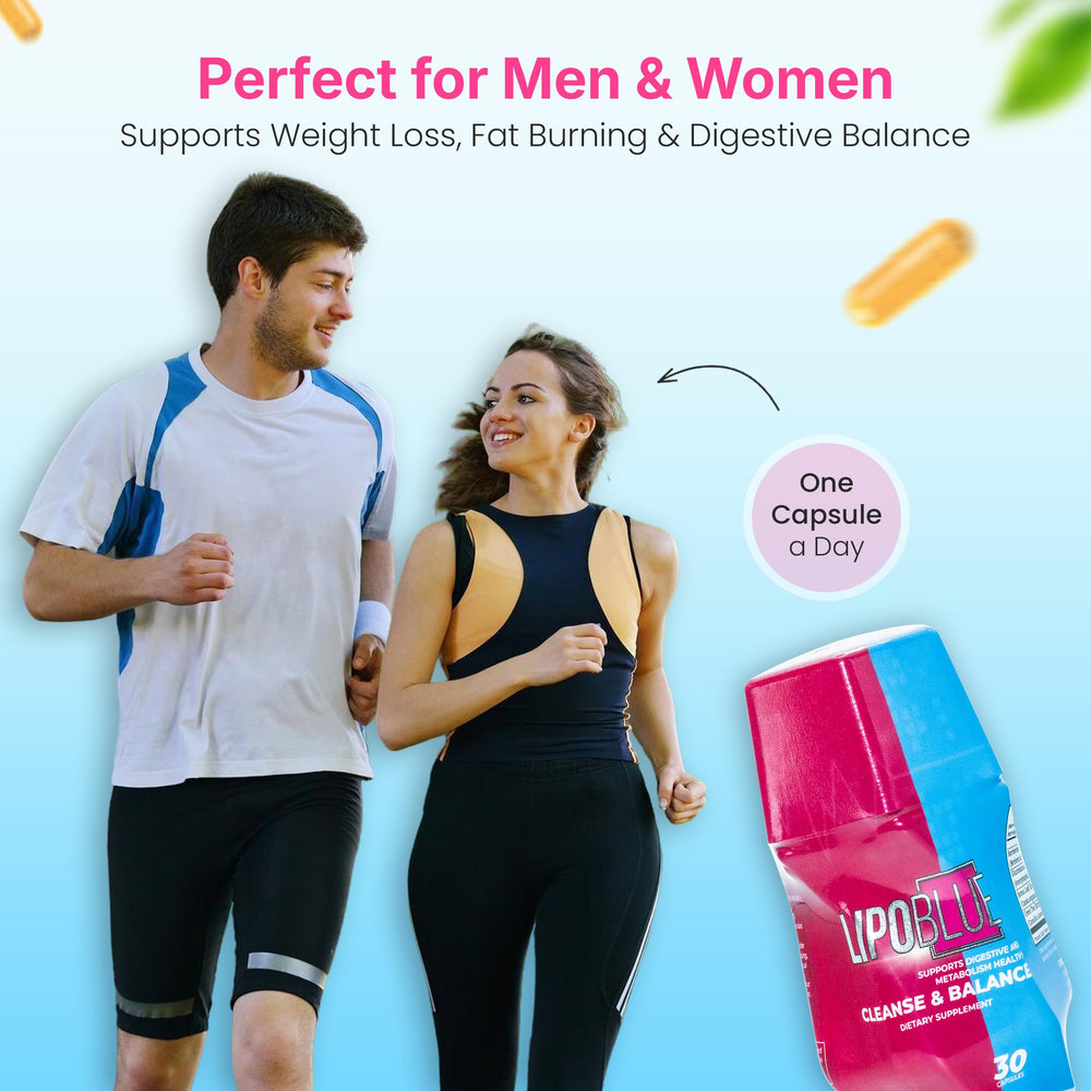 Lipoblue berberine and green tea ingredients emphasizing metabolism support