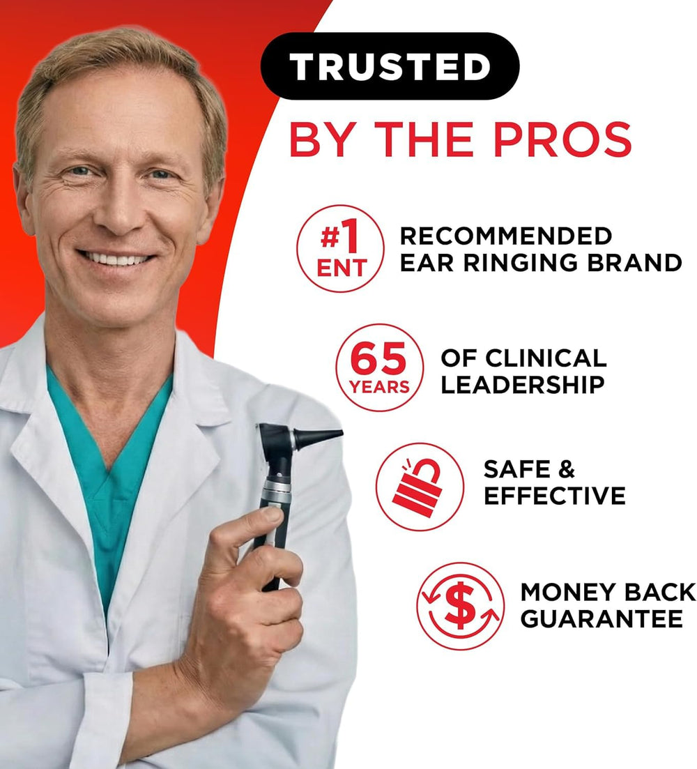 Lipo-Flavonoid depiction of inner ear health support through nutrition.