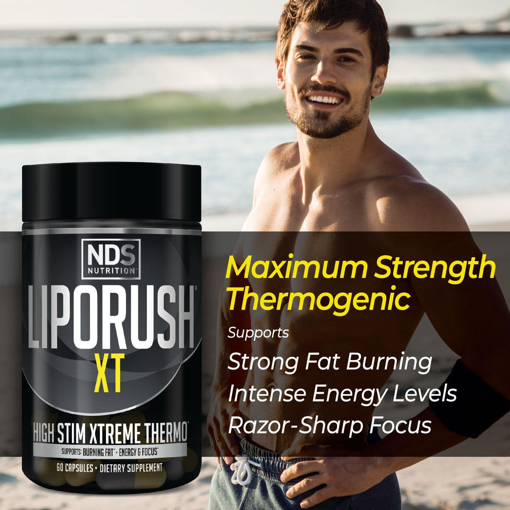 LIPORUSH NDS Nutrition XT daily-use capsules for routine supplementation