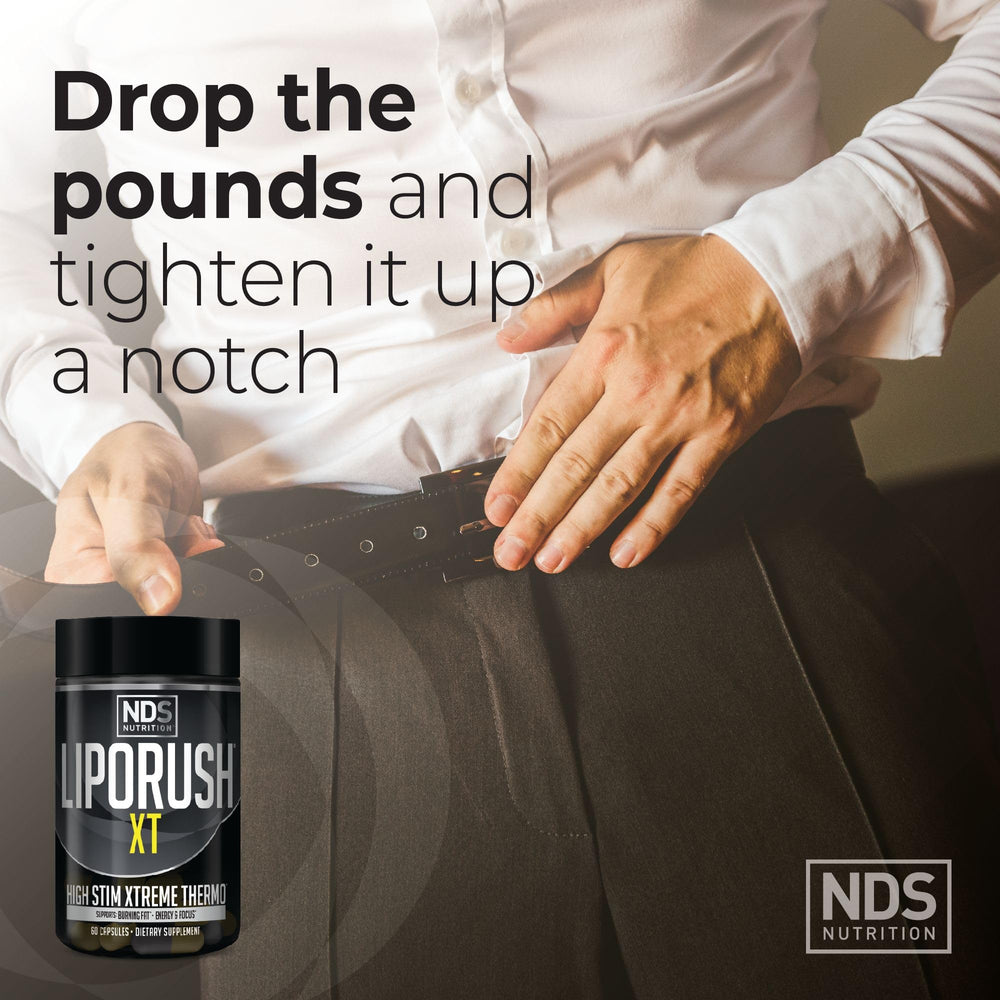 LIPORUSH NDS Nutrition XT dandelion-root diuretic capsule for fluid balance