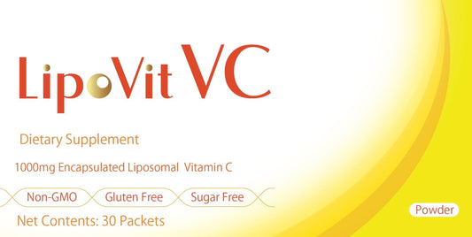 LipoVit VC sachets packaging for premium on-the-go vitamin C.