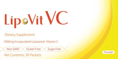 LipoVit VC sachets packaging for premium on-the-go vitamin C.