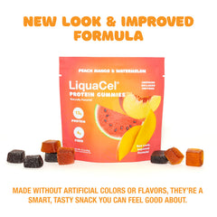 LiquaCel delivers 13g protein per pouch for easy daily intake.