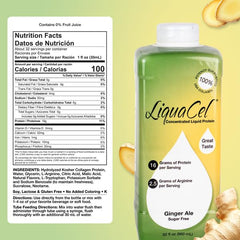 LiquaCel collagen-protein-contents: hydrolyzed protein profile for easy absorption.
