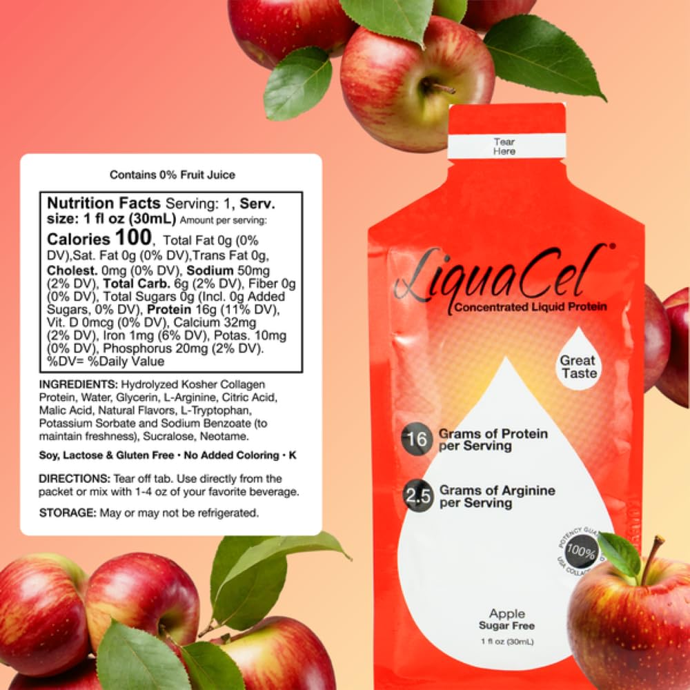 LiquaCel hydrolyzed collagen packet delivers fast-absorption protein for daily support