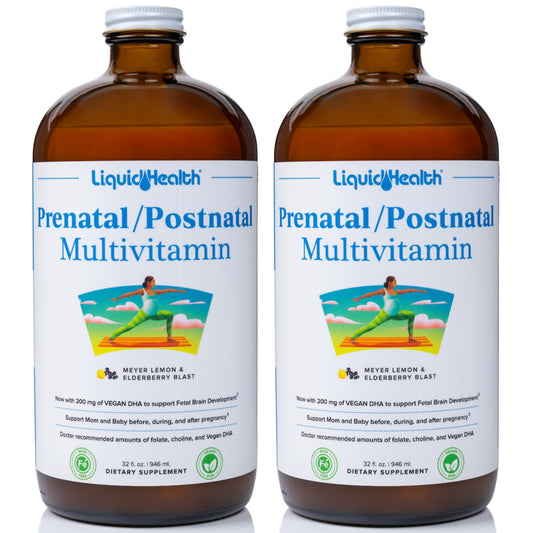 LIQUIDHEALTH prenatal bottle pour for an easy daily dose during pregnancy