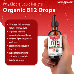 LIQUIDHEALTH Vitamin D3 Drops bottle from plant-based sources supports bones.