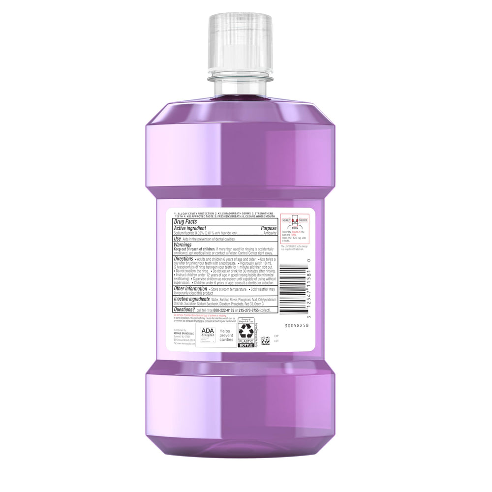 Berry Splash flavor branding suggests kid-friendly taste and routine.