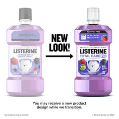 Berry Splash label close-up shows fluoride and alcohol-free formula.