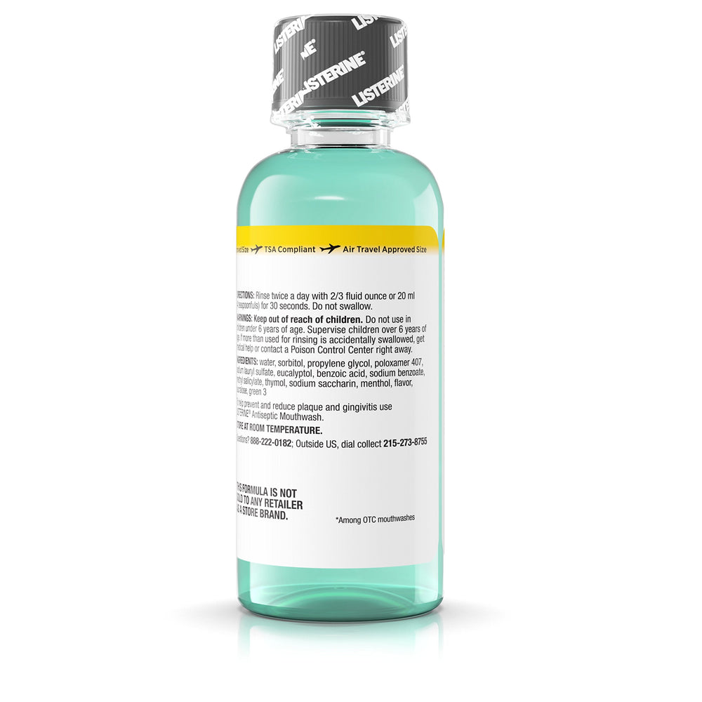 24-pack of Listerine Zero Cavity supports family routines.