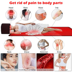 LITECARE red light therapy mat large coverage area for full-body therapy.