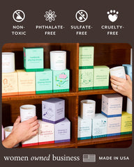 Literie removable lid and glass jar support easy handling and cleaning