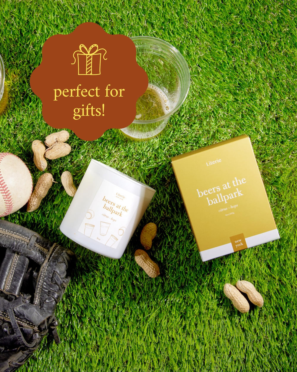 Literie vegan soy and coconut wax candle for clean burning ambiance.