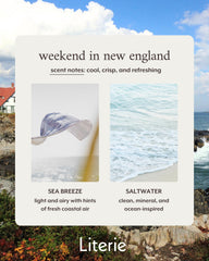 Literie weekend in new england coastal scene elevates relaxation and weekend vibes