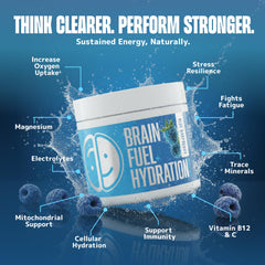 Post-workout Lithios scene with minerals aiding recovery and nourishment