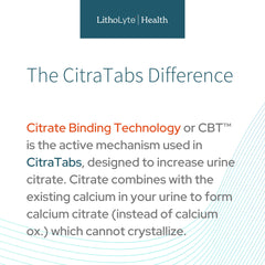 Packaging with safety seal for LithoLyte CitraTabs.