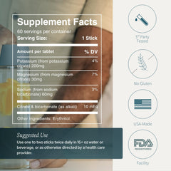LithoLyte supports potential kidney health through citrate and hydration.