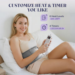LITLISFlY six heat levels allow personalized comfort during relaxation.