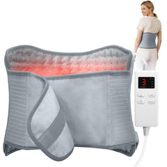 LITLISFlY heating pad on adjustable strap enables hands-free warmth at home.