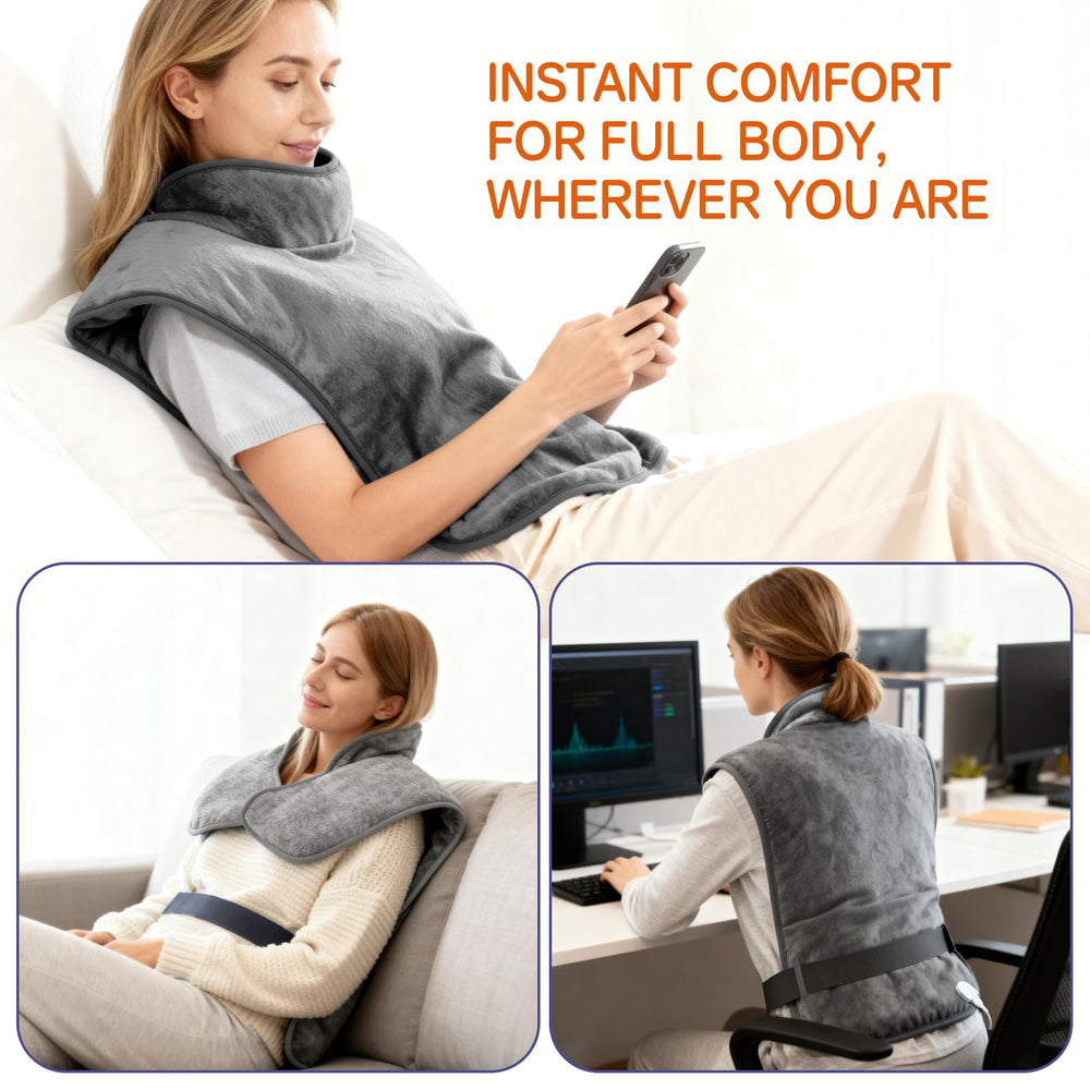 LITLISFlY neck and shoulders pad fits securely for targeted relief