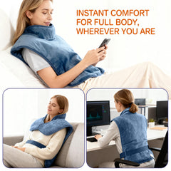 Weighted design and adjustable fit keep the pad secure during use.