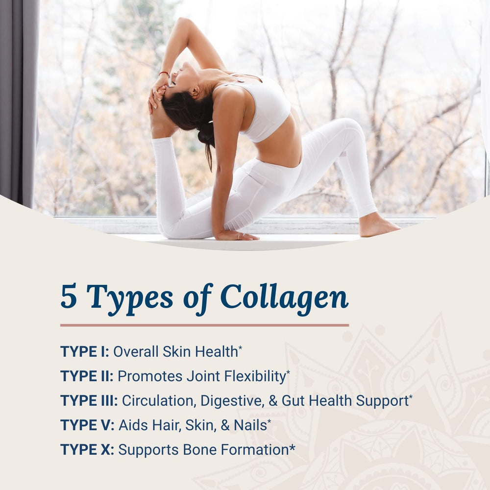 Live Conscious Beyond Collagen powder tub back with ingredients and sourcing notes