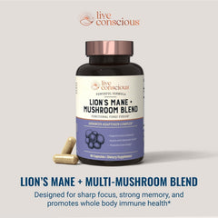 Live Conscious immune health capsules in natural setting imply year-round resilience