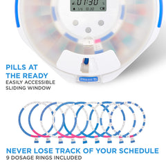 Live Fine adjustable alarms offer customizable tones and volume.