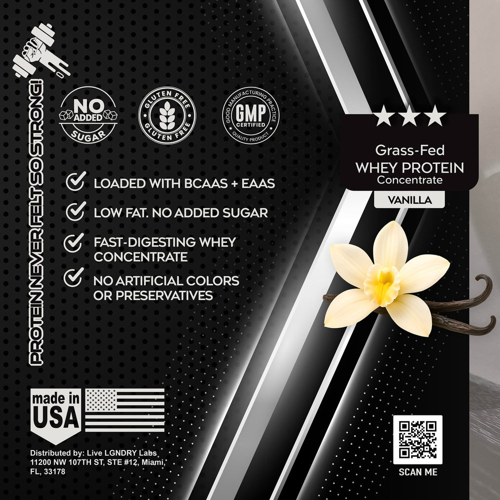 LIVE LGNDRY LABS NSF Certified for Sport seal on pack signaling trusted safety.