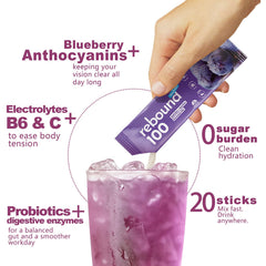 Liveen Rebound 100 on-the-go pack beside laptop for desk hydration