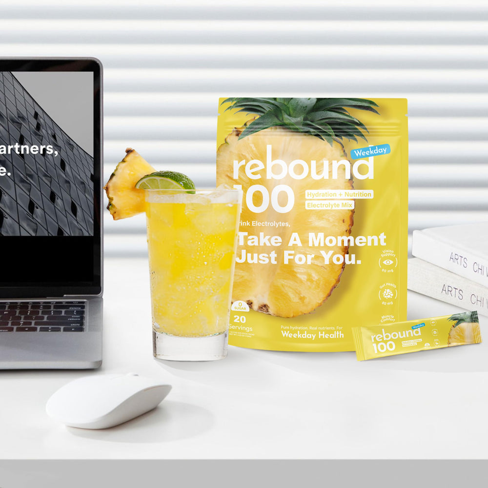 Liveen Rebound 100 refreshing pineapple flavor delivers natural sweetness.