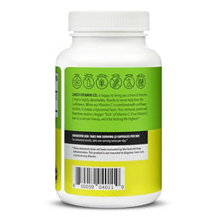Closeup of Citrus Kick capsules highlighting gentle calcium ascorbate form