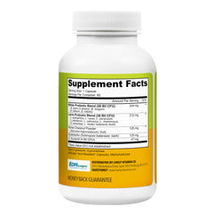 LIVELY VITAMIN CO Great Guts demonstrates capsules passing stomach acid to reach intestines.