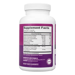 LIVELY VITAMIN CO. Elderberry Boom ingredients chart highlights zinc and vitamins C and D.