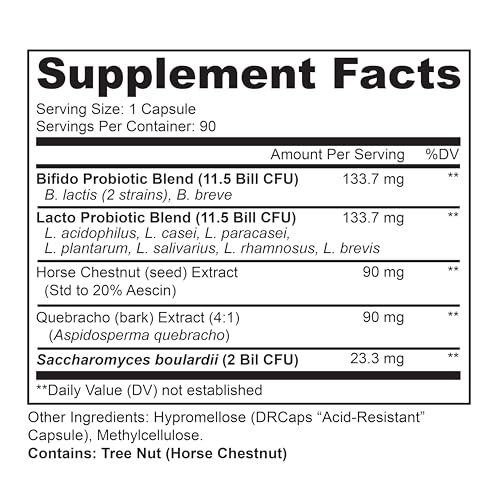 Saccharomyces boulardii is among the strains in LIVELY VITAMIN CO Great Guts.