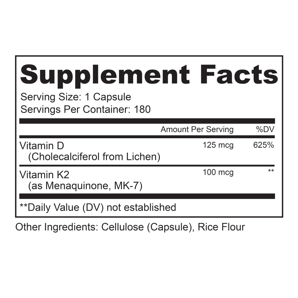 LIVELY VITAMIN CO vitamin D3 and K7 synergy capsules offer daily wellness benefits