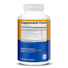 LIVELY VITAMIN CO Less Cholest capsules close-up showing vegan formula