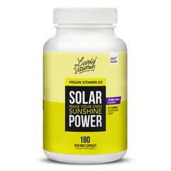 LIVELY VITAMIN CO Solar Power Vitamin D3 bottle supports immune balance and mood