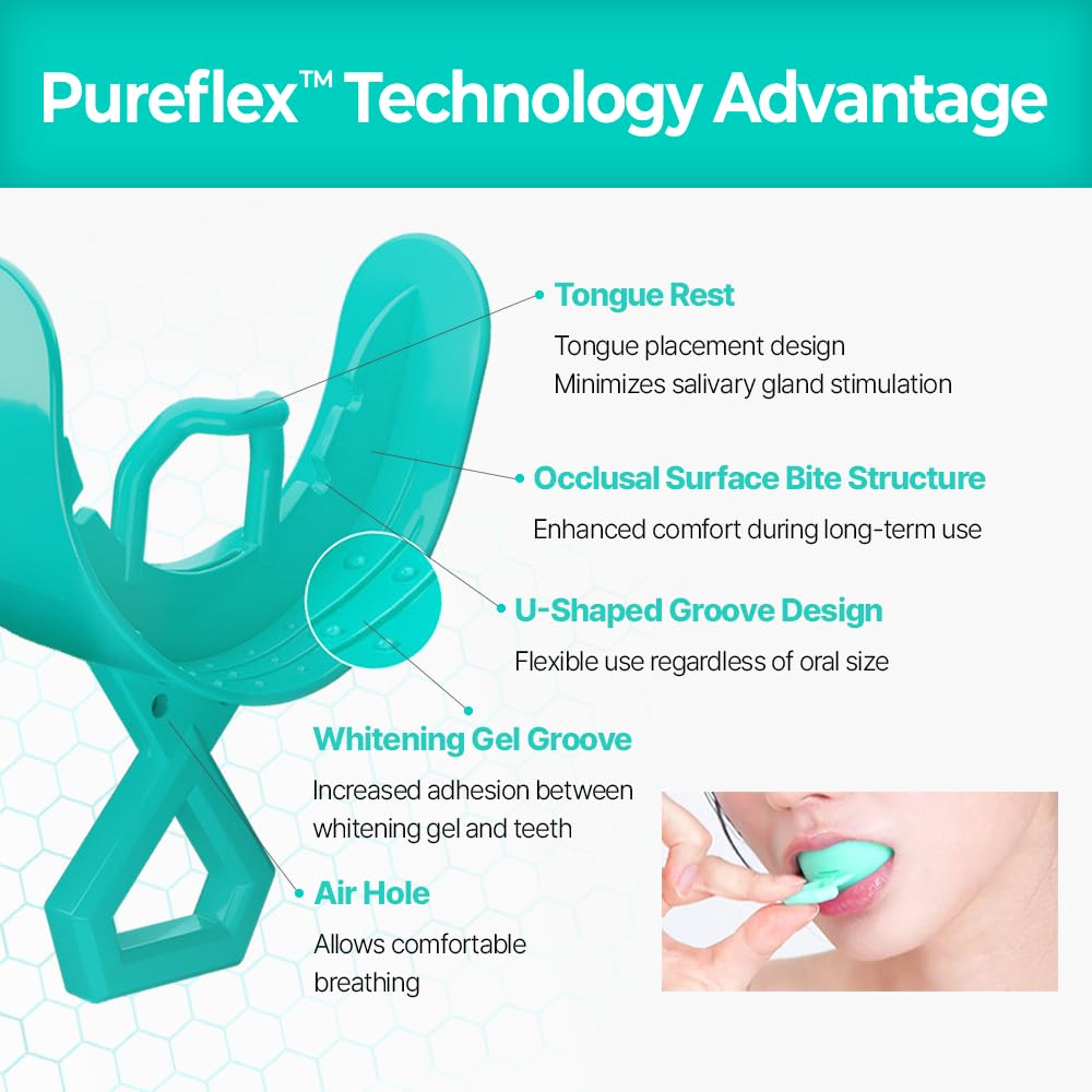 LiveOrals PureDia no-drip gel minimizing mess in at-home sessions
