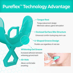 LiveOrals PureDia no-drip gel minimizing mess in at-home sessions